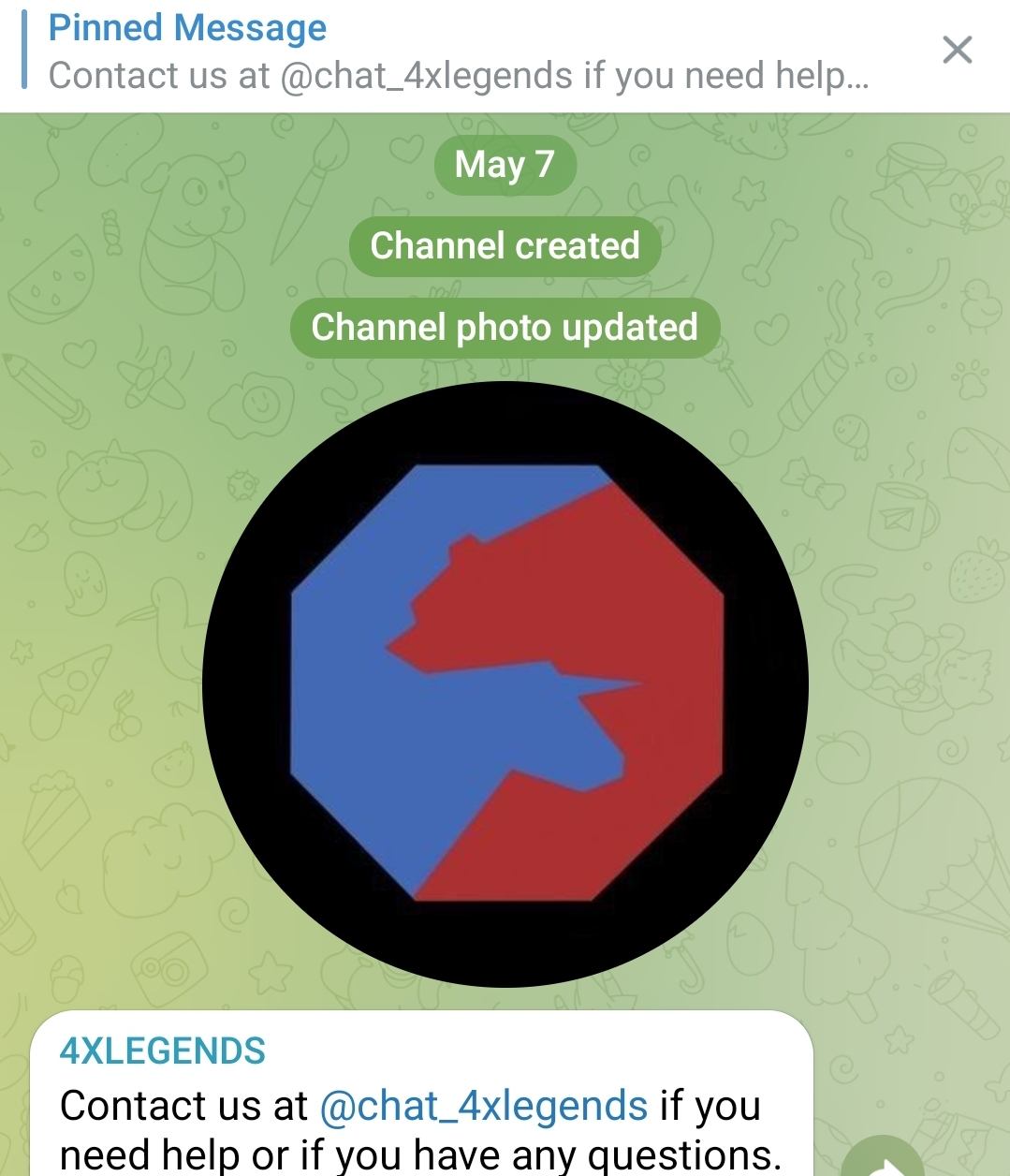 The 4XLEGENDS is on Telegram